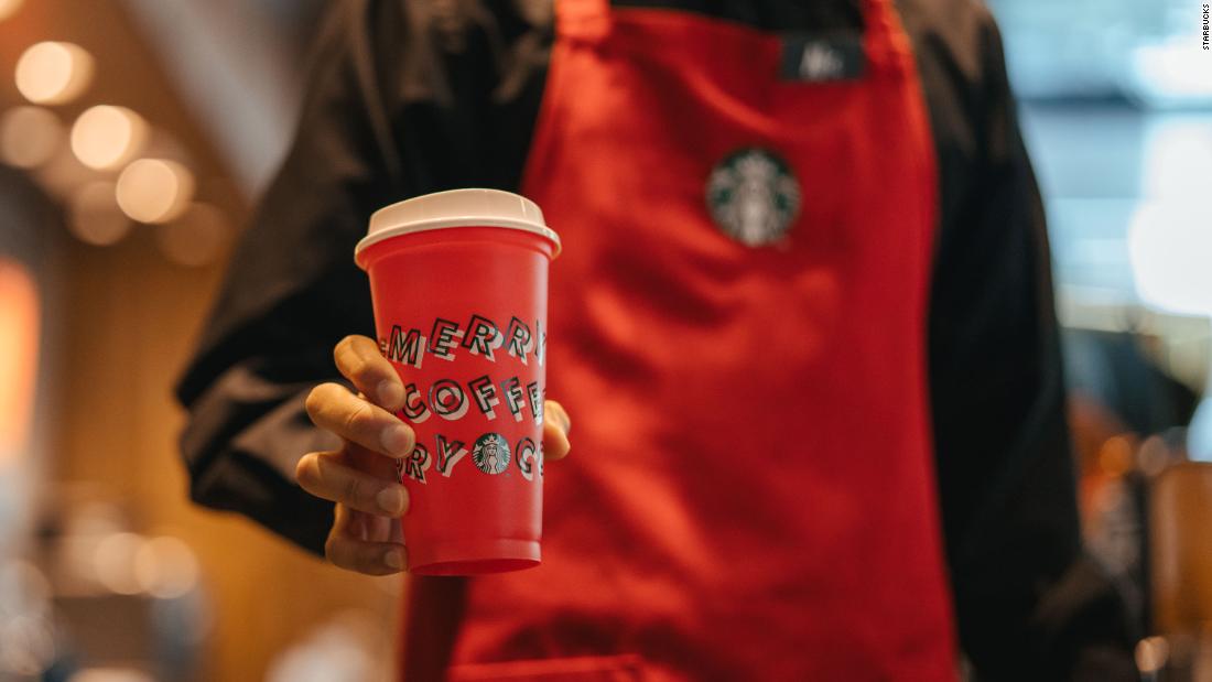 At Starbucks Pop-Up Parties, over 1000 locations will give away free drinks until the new year – CNN